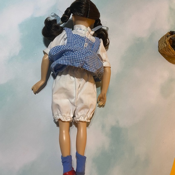 WIZARD OF OZ VINTAGE MGM DOROTHY & TOTO DOG PICNIC BASKET HAMILTON GIFT 14” DOLL - Picture 12 of 15